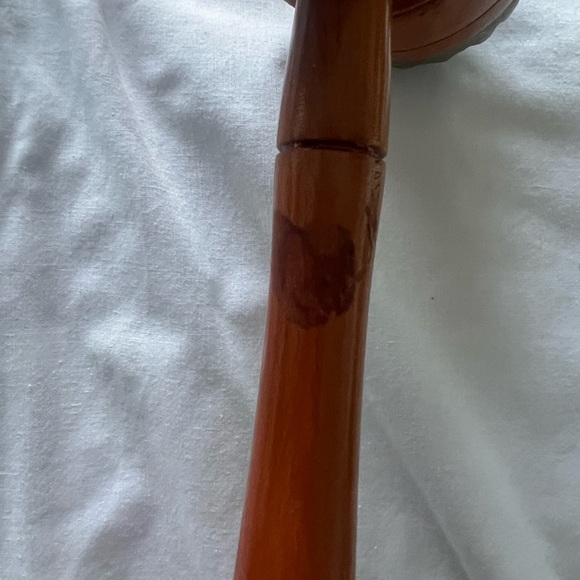 Large Vintage Wooden Meat Tenderizer MALLET 12" LONG - Picture 10 of 10